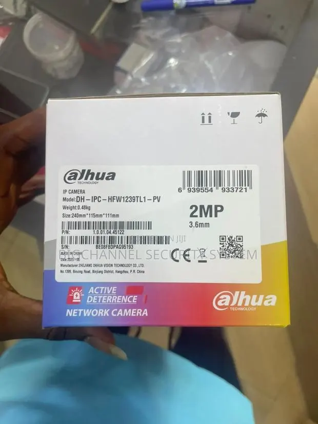 Dahua 2mp Bullet Ip Camera 2way Audio-Dh-Ipc-Hfw1239tl1-Pv · Photo 1