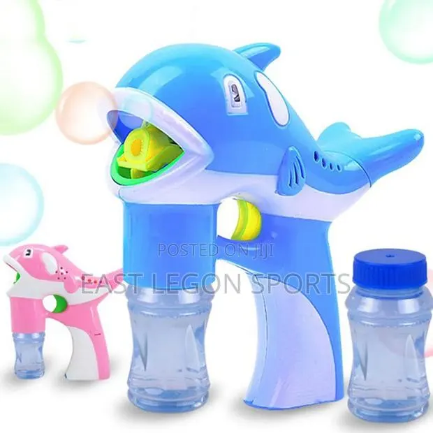 Bubble Gun Water Pistol Dolphin Wand Music Kids Toy · Photo 2