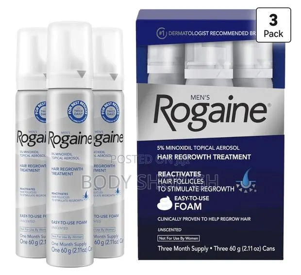 Rogaine Minoxidil Foam for Men - One Month Supply · Photo 1