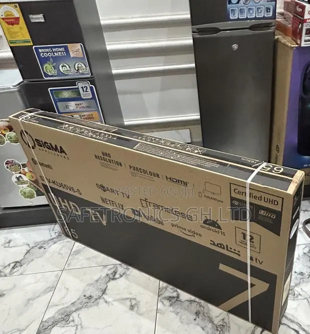 New Sigma 65 Inch Smart Led Uhd Sig-Ku65z Tv · Photo 1