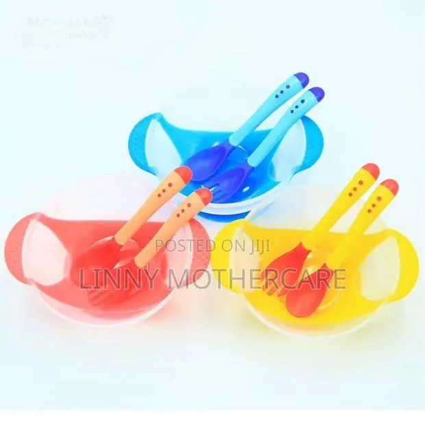 Baby Feeding Bowl With Spoon/Fork · Photo 1