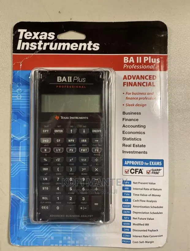 Texas Instruments Ba Ii Plus Professional Calculator · Photo 1