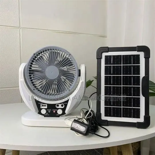 Portable Solar Powered Fan · Photo 1