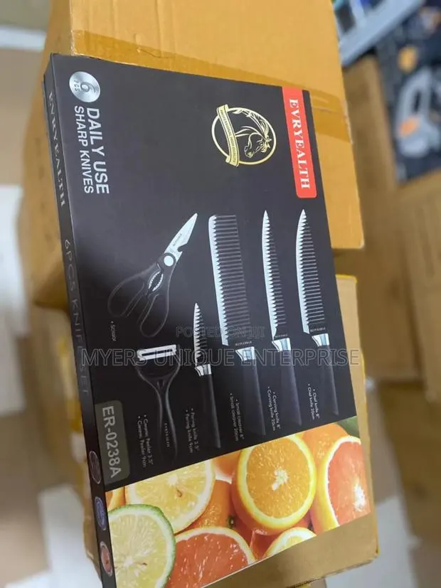 Anti-Rusty 6 Pieces Knife Set · Photo 1