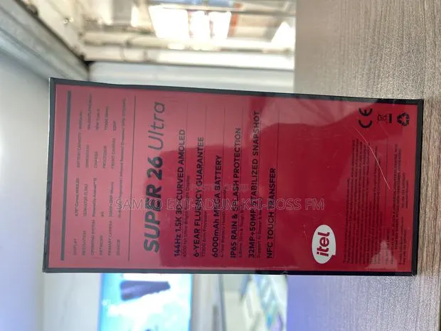 New Itel S26 Ultra 256 GB Black · Photo 1