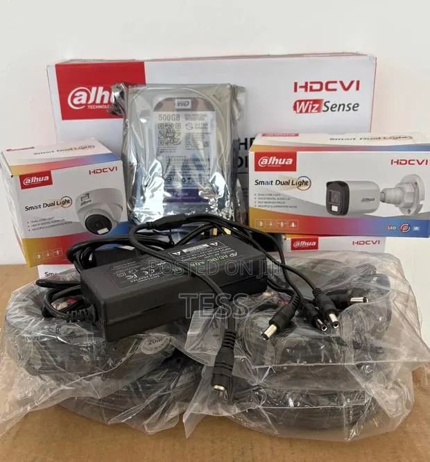 Dahua 4ch Kit 2mp Full Color+Audio+Surveillance 500gb · Photo 1