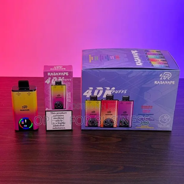 Kasavape 40,000 Puffs | Cherry Ice Peach Ice | GHS 220 Accra · Photo 1
