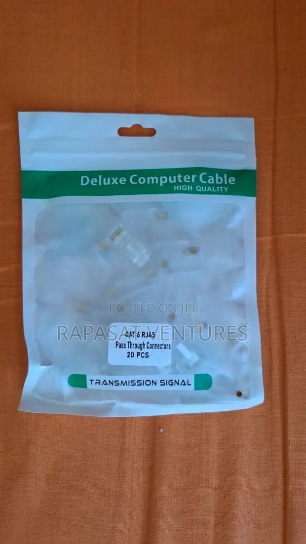 Deluxe Cat 6 Rj45 Pass Through Connectors · Photo 1