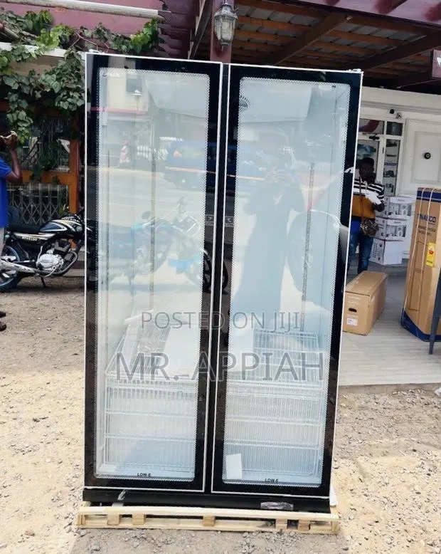 Super Classic Pearl PVC-801-27AA Glass Door Fridge(black) · Photo 1