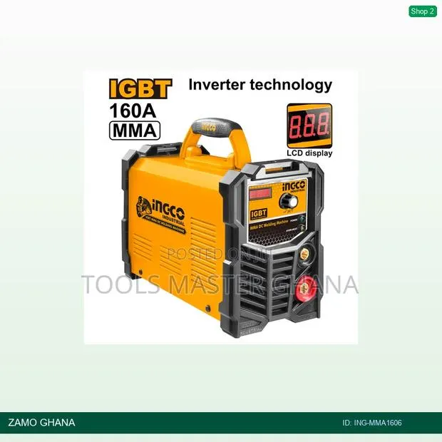 Inverter Mma Welding Machine 160a 60% - Ing-Mma1606 · Photo 1