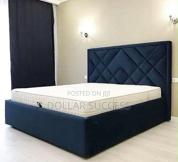 Pattern Double Bedframe With Mattress · Photo 1
