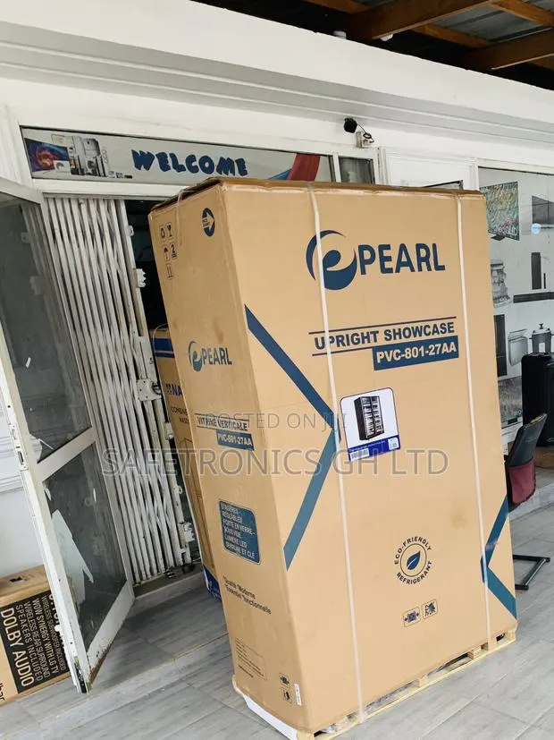 Genuine Sleek Pearl 690 Liters Double Door (Glass Display) Black · Photo 1