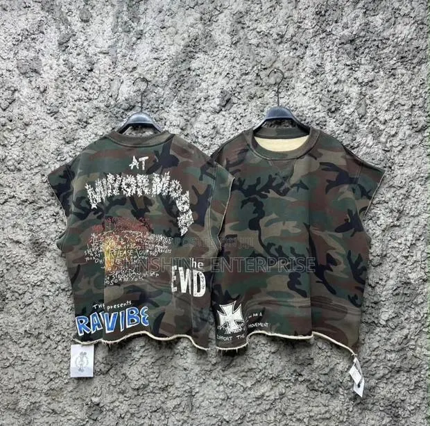 Camo Sleeveless Top