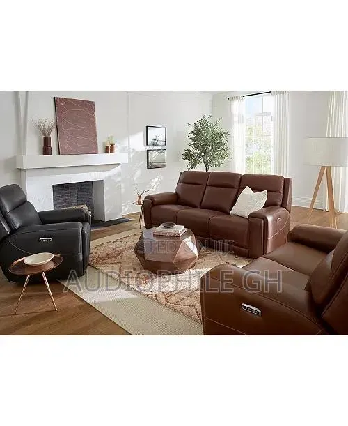 Varsani 90" and 40" Zero Gravity Leather Recliner Sofa Set · Photo 1
