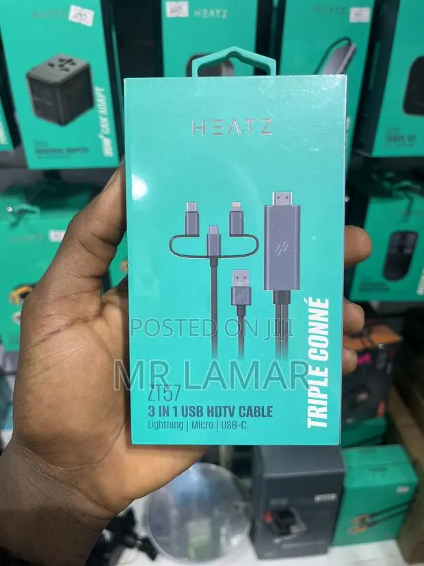 Heatz Zt57 3 in 1 USB HDTV Cable · Photo 1