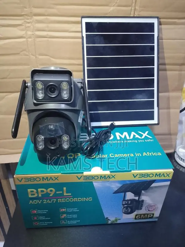 V380max Dual Lens 4G Sim Solar Camera · Photo 3