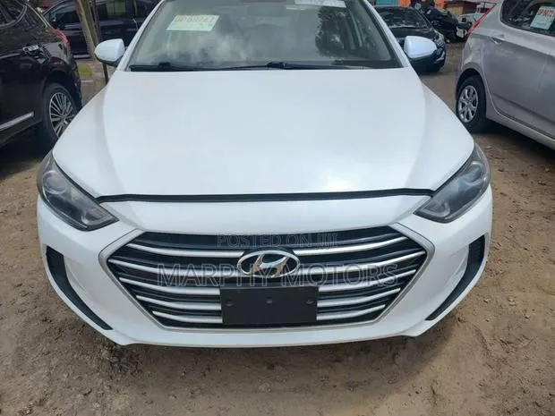 Hyundai Elantra 2017 White · Photo 1