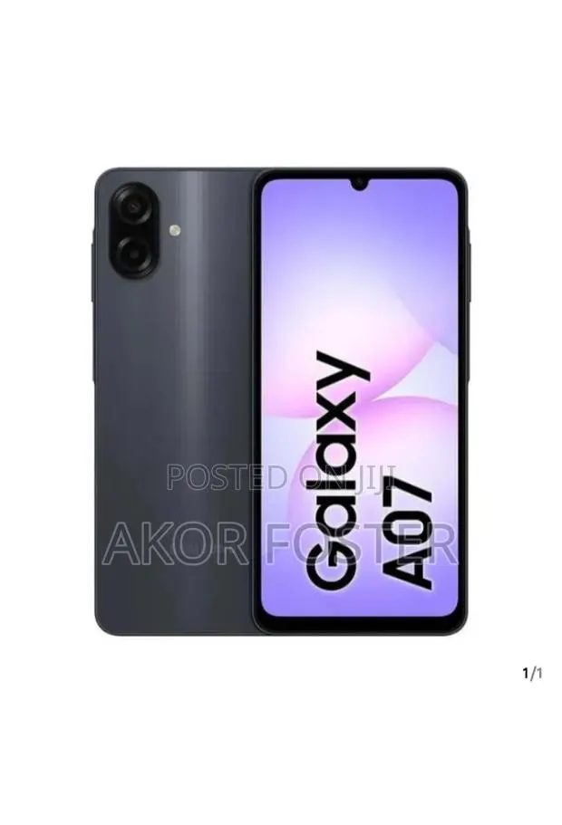 Samsung Galaxy A07 4G 64 GB Black · Photo 1