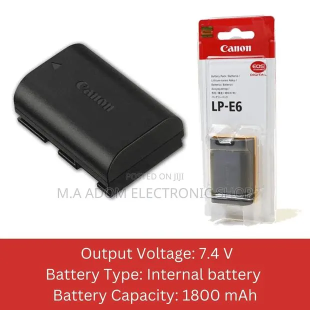 Canon Lp-E6 Battery · Photo 1