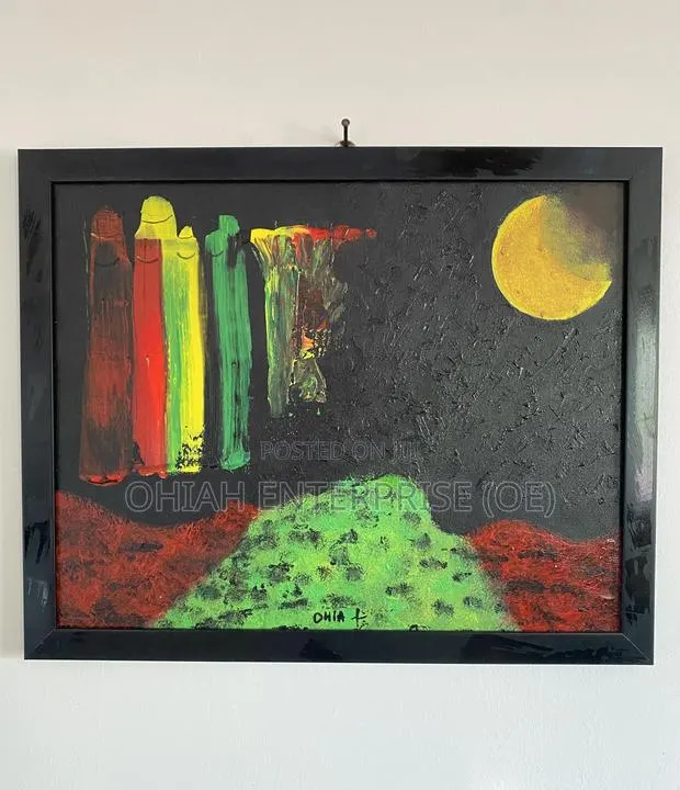 Hand-Painted Abstract Art With Deep Meaning for Sale · Photo 1