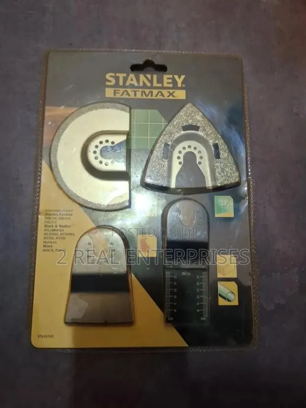 Stanley FatMax 4-Piece Oscillating Multi-Tool Blade Tile Set STA26160 · Photo 1