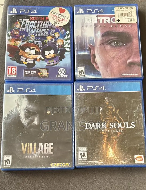PS4 Games Detroit,Dark Souls,Resident Evil and South Park · Photo 1