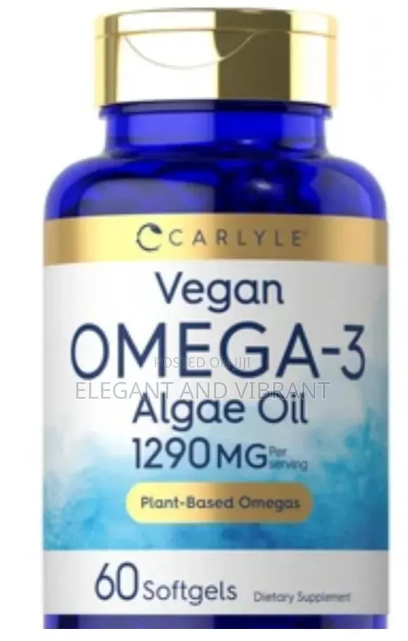 Omega 3 Algae Oil,1,290mg , 60 Sotgels · Photo 1