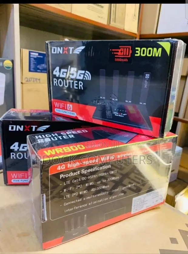 DNXT 4g/5g Pro WIFI6 LTE 5000mah Battery Router ( All Simcard) · Photo 1