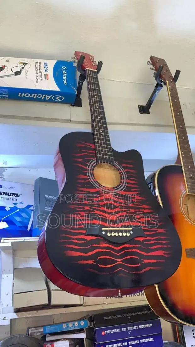 Acoustic Guitar Learner - Red Color · Photo 1