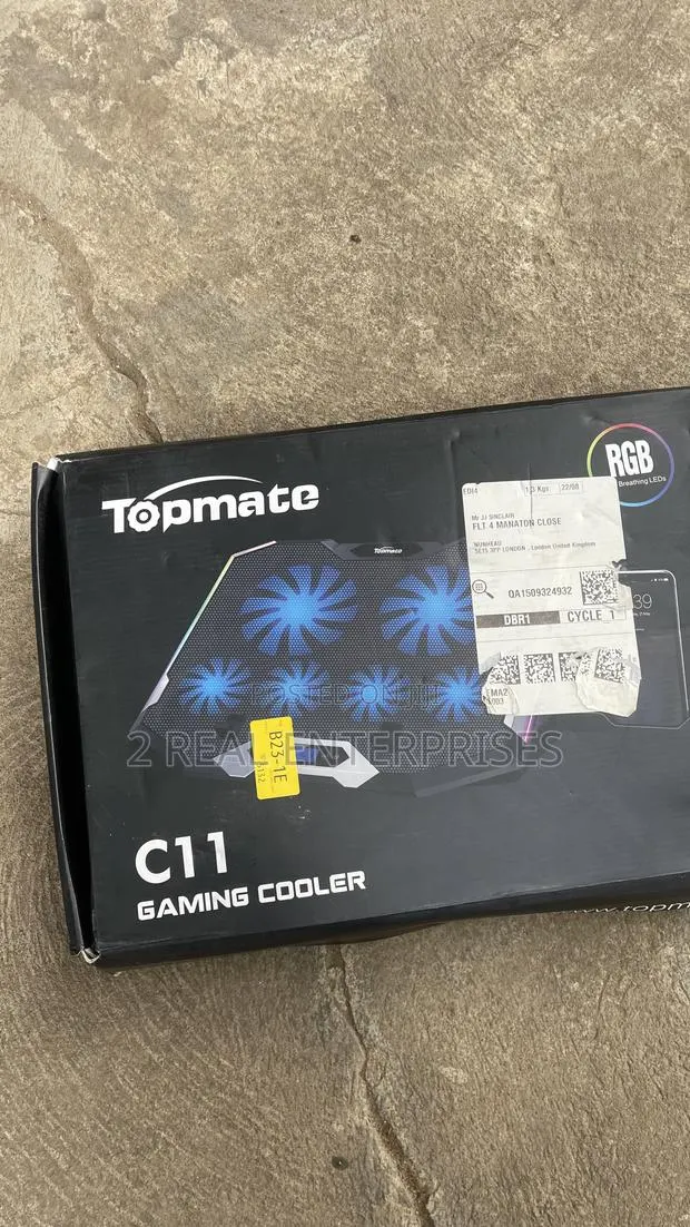 Gaming Laptop Cooling Pad With RGB Six Fans for 11-17.3” Laptop · Photo 1