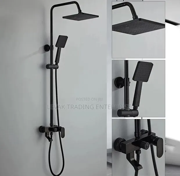 3in1 Black Shower, Shower Head_ Matte Black Shower · Photo 1