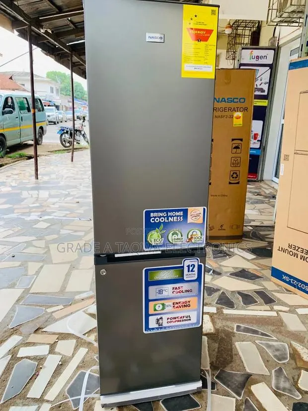 Silver Color Nasco 170l Bottom Mount Refrigerator · Photo 1