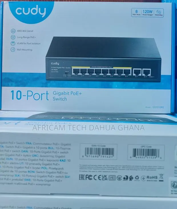 Cudy 10-Port Gigabit Poe+ Switch · Photo 1