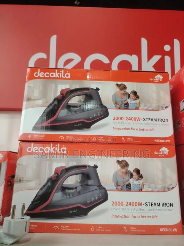 Decakila 2400w Steam Iron (Model: Keenoo1w) · Photo 1