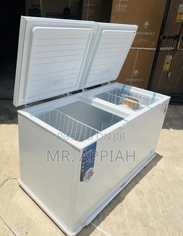 Midea Double Door Electric Chest Freezer(508liters)White · Photo 1