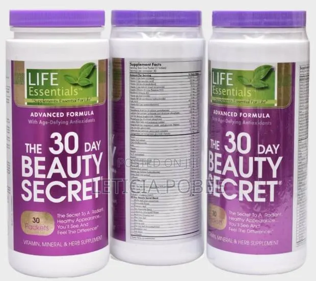 30 Day Beauty Secret Vitamins – Anti-Aging Skin Glow Supplement” · Photo 1