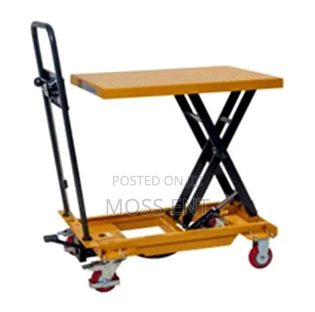 150kg Lifting Table Hydraulic 700x450x30mm 0.72m Yellow - R-Lt-150 · Photo 1