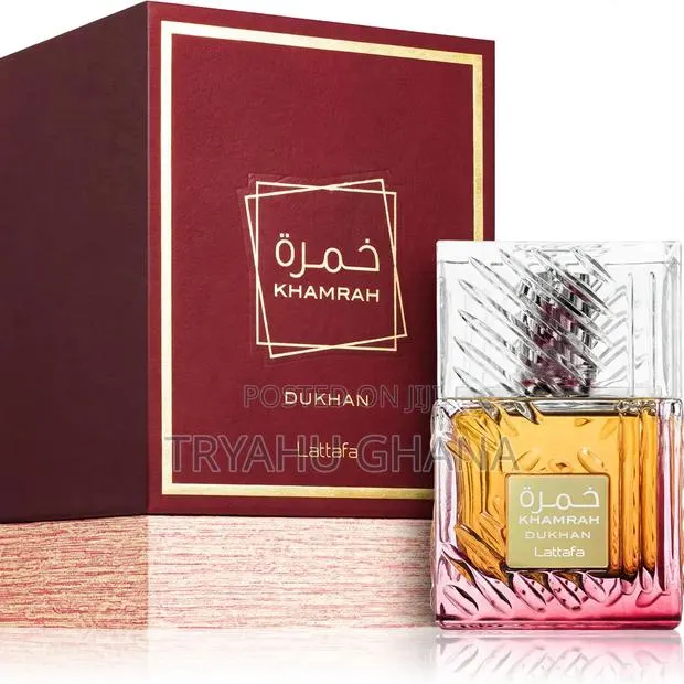 Lattafa Khamrah Dukhan 100ml Eau De Parfum- Tryahu Perfume Price · Photo 1