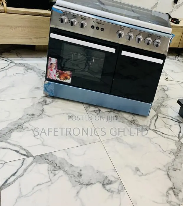Choose Neat Mediatech 60x90 Freestanding 5 Gas Burner Cooker (Gray) · Photo 1