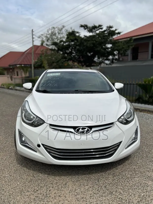 Hyundai Elantra Sport 4dr Sedan (2.0L 4cyl 6A) 2014 White · Photo 1