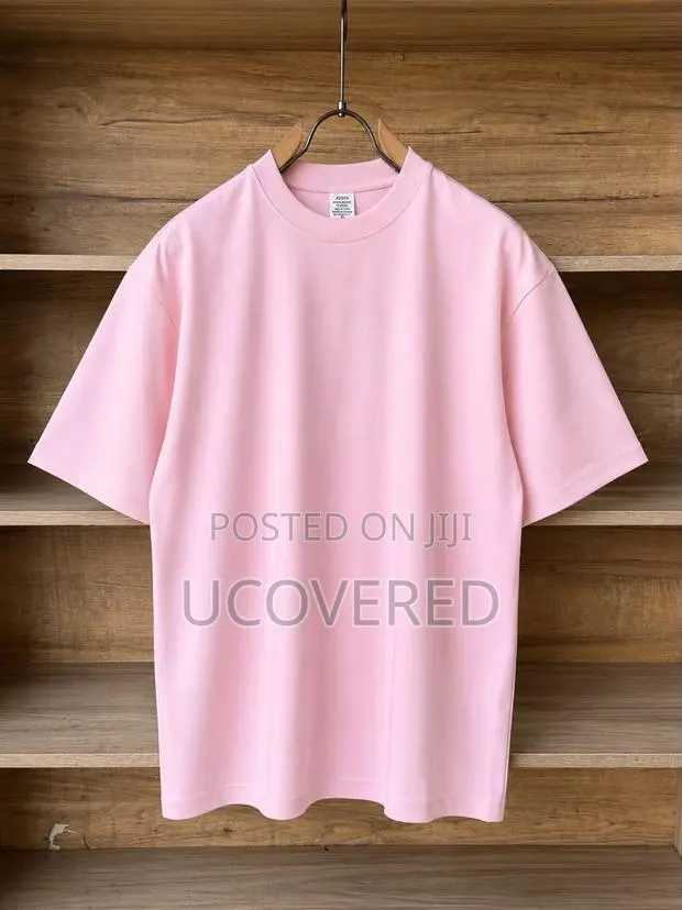 100% Cotton Oversized Plain Cotton T-Shirts · Photo 1