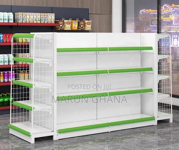Heavy Duty Metal Supermarket Shelves Retail Store Display Racks · Photo 2