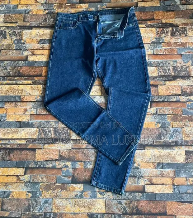 Turkish Plain Jeans Trousers for Men · Photo 1