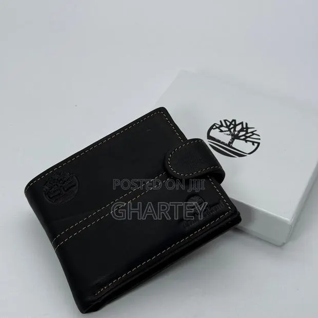 Timberland Leather Men’S Wallet 2 Color Black Brown · Photo 1