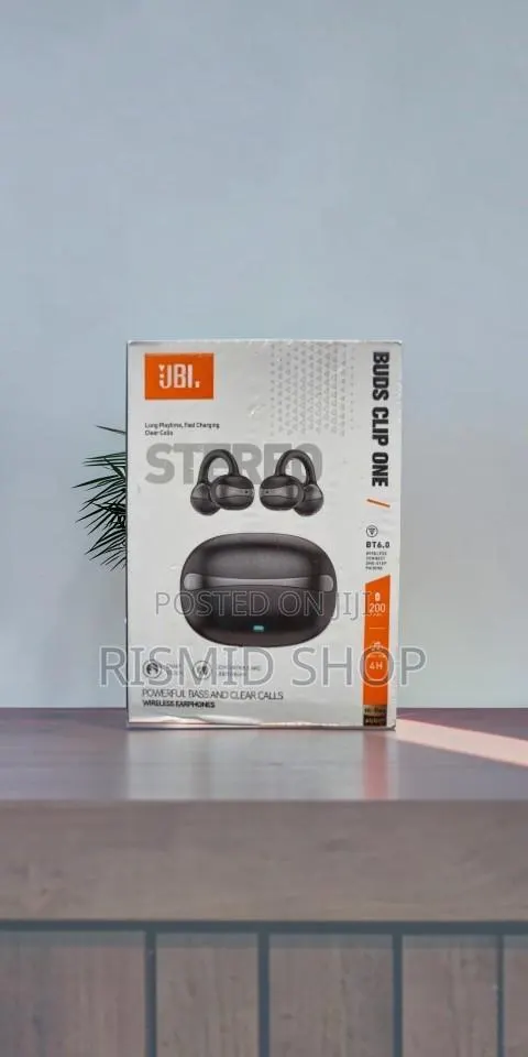 JBL Buds Clip One Open-Ear Bluetooth Earbuds · Photo 1
