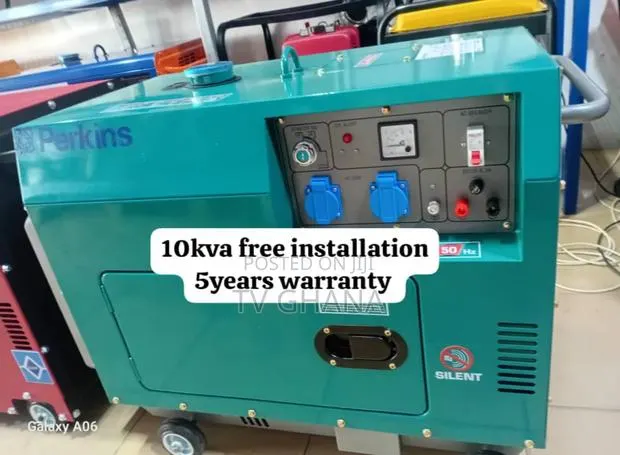 No Break in Business Perkins 10kva 13000wats Diesel Silent · Photo 1