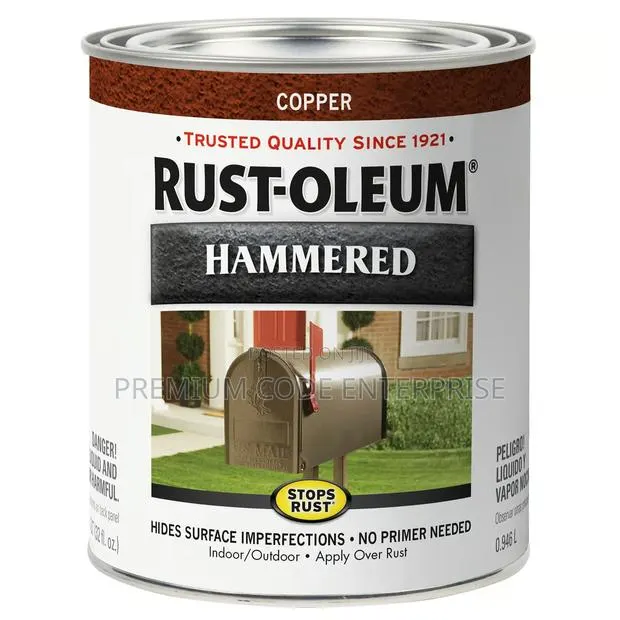 Copper Rust Hammered Finish Paint · Photo 1