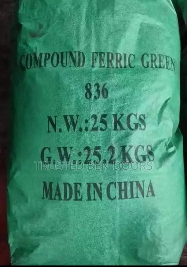 Green Iron Oxide Color Pigment for Flooring · Photo 1