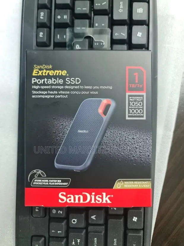Sandisk 1tb Extreme Portable SSD - Up to 1050mb/S, Usb-C · Photo 1