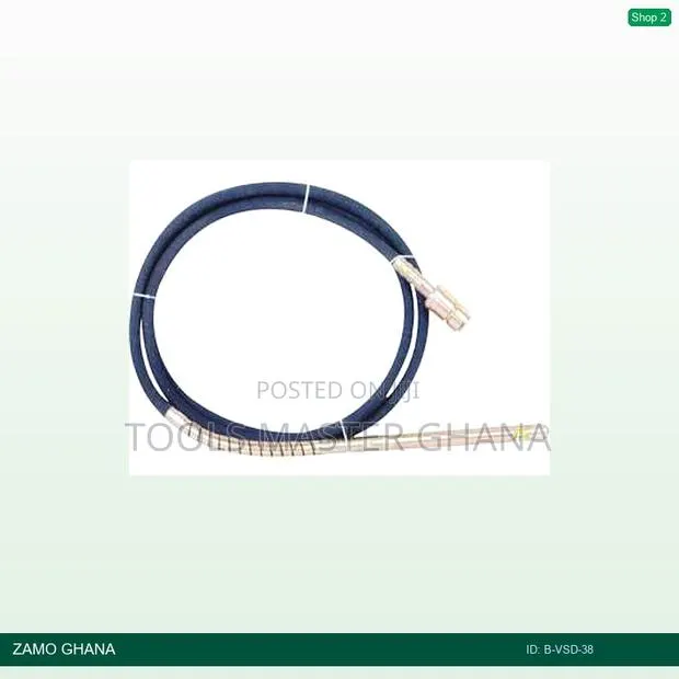 Poker Hose Dynapac 38mm 6m Vibrator Shaft Malaysia Type Wit - B-VSD-38 · Photo 1